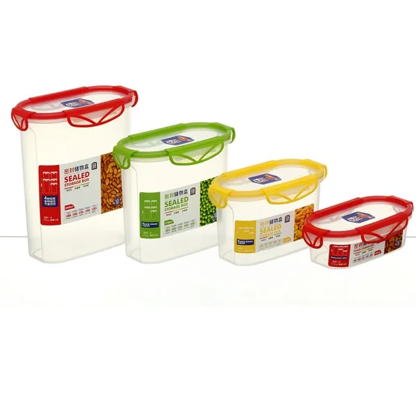 2.4l Food Grade Organic Waterproof Food Containers Kitchenware Plastic