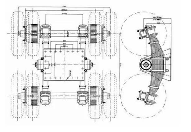 Single Point Suspension Parts For Heavy Load Trailers - Buy American ...