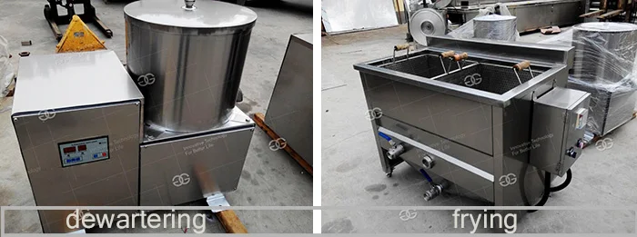 Small Potato Chips Frier Equipment Potato Chips Making Machine For Home