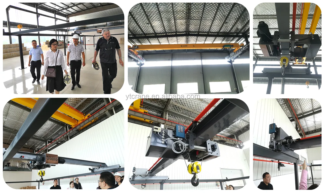 10 ton 5t European single girder overhead cranes for sale