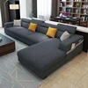 Gray l shaped sofa designs