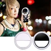 Manufacturer Pink Clip Mini Spot Selfie Fill LED Light Portable Round Ring Flash For smartphone
