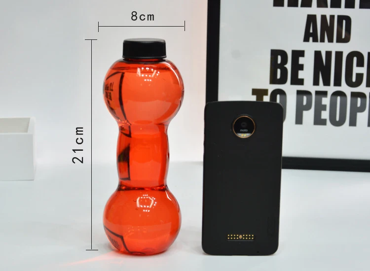 Cheap Hot Sale 550L Dumbbell sport water bottle with customized logo