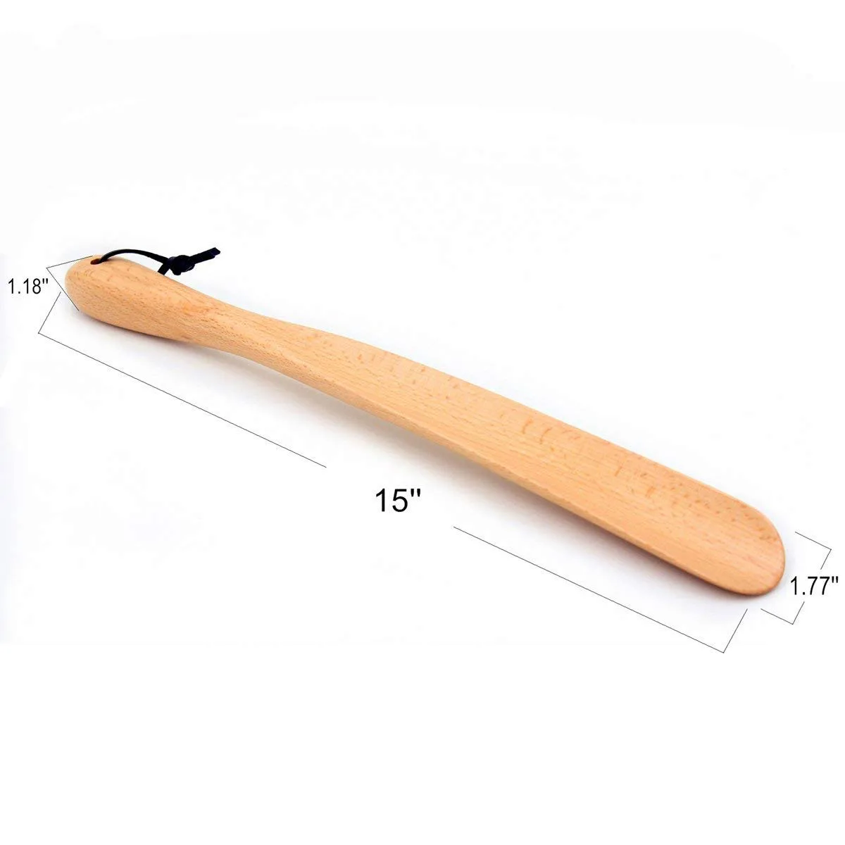 Wood Shoe Horn Horn Bamboo Shoehorn With Thick Handle,15 Inches Buy