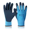Deliwear Flexible fully rubber dipped cut resistant waterpoof gloves for winter outdoor work