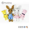 Customize 100% Hand Knitted Crochet Hook Needle Doll Animals Bunny Bear for Wholesale