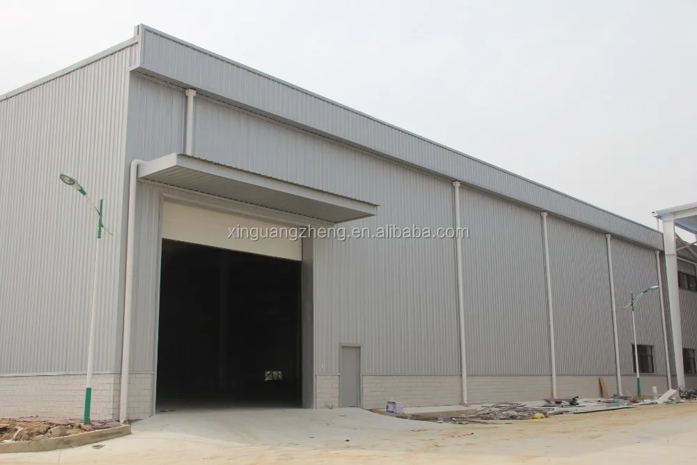 long span high quality precast steel structure warehouse