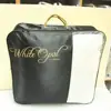 Texpack High quality black PPNW PVC zipper bag with handle for Pillow&Blanket