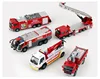 2018 High quality 1:50 metal alloy fire engine truck diecast fire truck toy model for kids