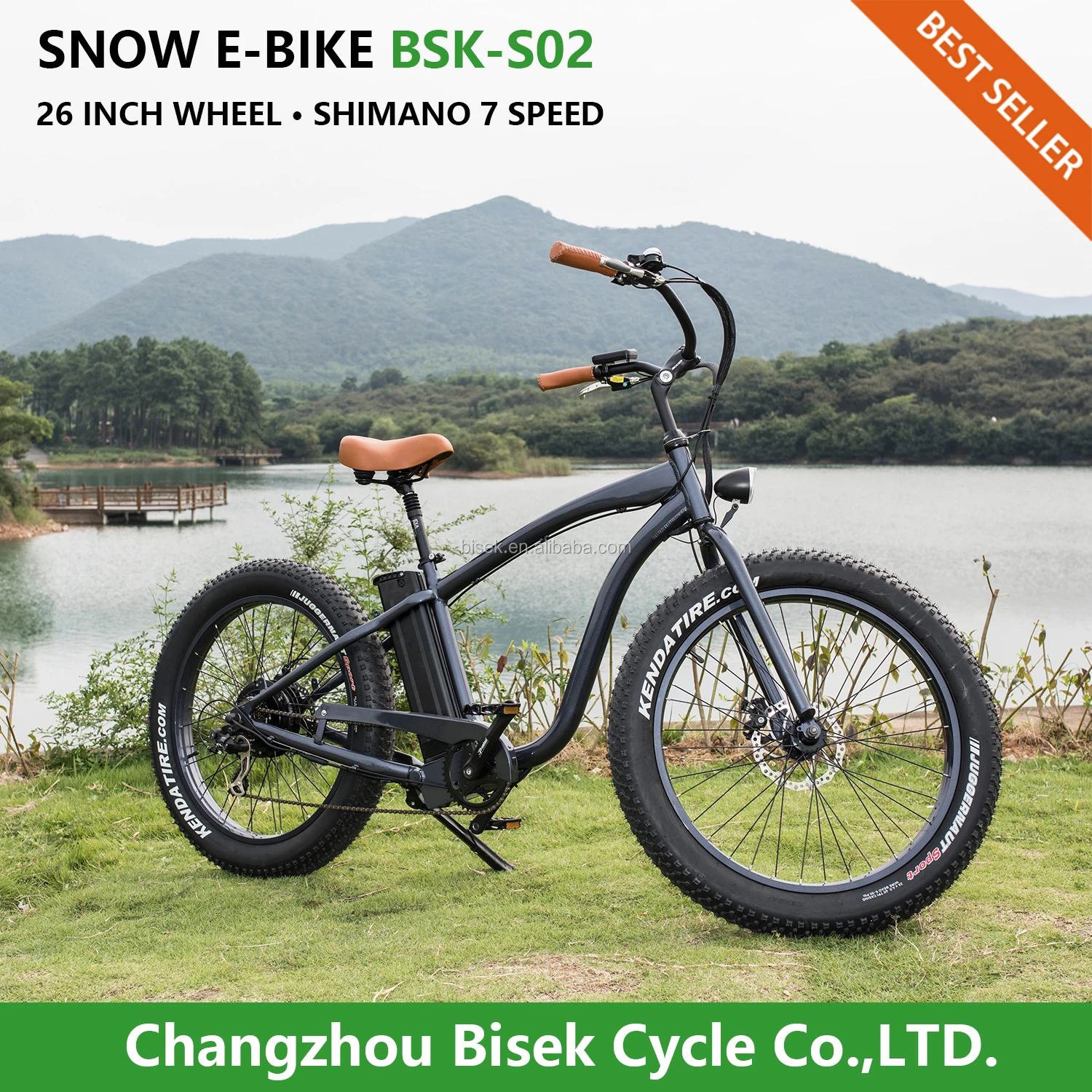 Fast Speed Electric Bike Long Range Beach Cruiser Fat Bike Electric