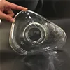 Home decoration lighting handmade blown transparent irregular glass lamp shade