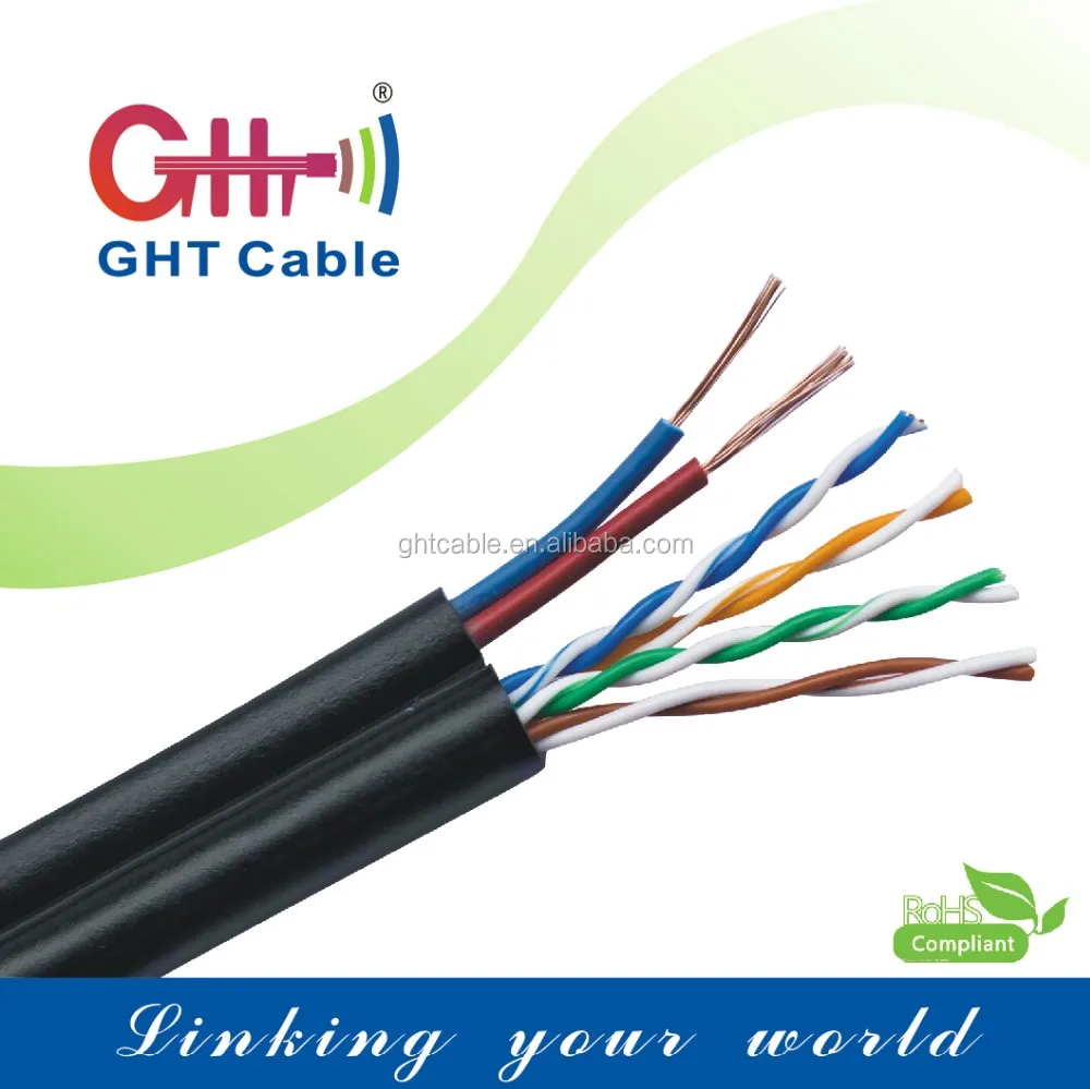 Cctv Cable Utp Cat5e With Two Power Rg6 Rg59 100m/200m/305m Buy Cctv Cable,Rg59,Coaxial Cable