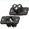 3pin c6 screw mounting wiring ac inlet socket pcb terminal
