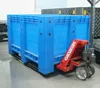 Bulk vented large agriculture moving plastic pallet box for fruit and vegetables