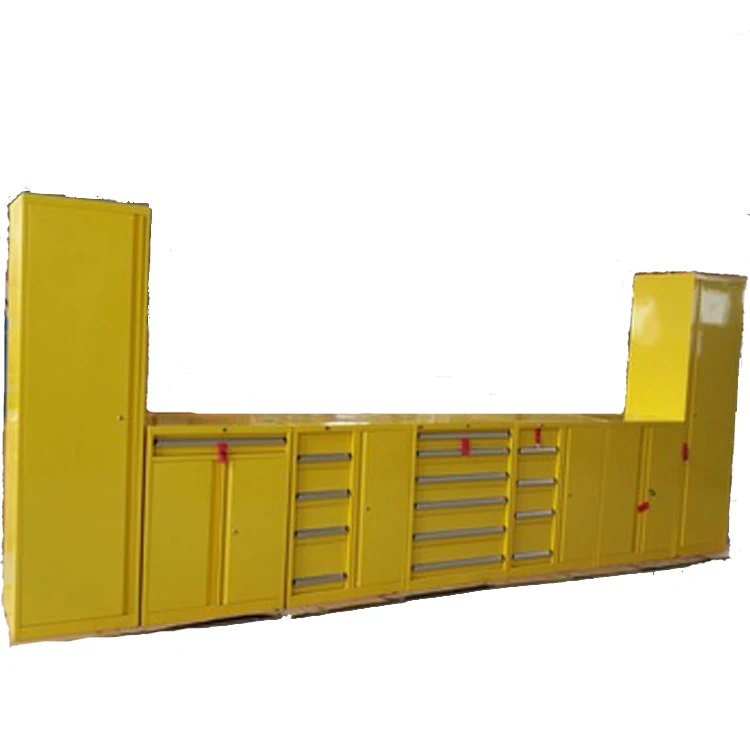 Tjg High Quality Steel Garage Storage Tool Cabinet With Tools Sets