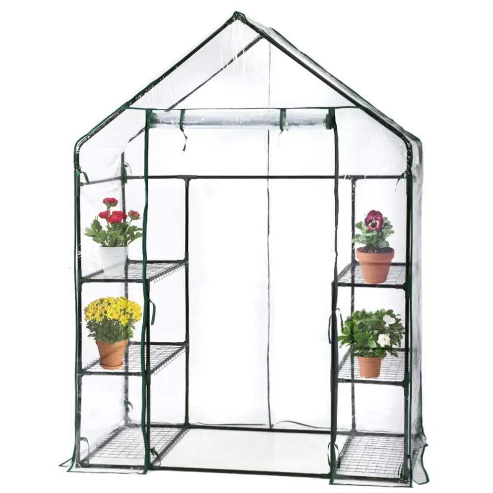 Garden Greenhouse Walk In Greenhouse Mini Green House With Wire Meshes