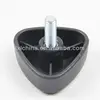 Hot sale adjustable nylon plastic knob with screw