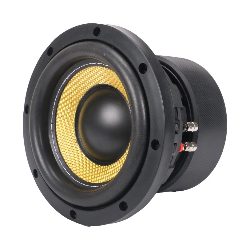 Jld Audio Yellow Glass Fiber Cone Subwoofers With 300watts Rms 6.5 Inch Car Subwoofers Buy 6.5