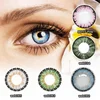 Yearly disposable sightly purple decorative pattern 004 colored contact lens/doll eye glamour crazy contact lenses