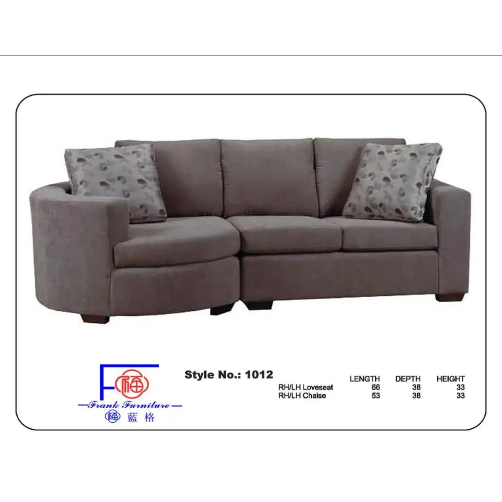 Hot Ing Round Corner Sofa Fabric Chaise Lounge Corner Sofa Fabric Chaise Lounge