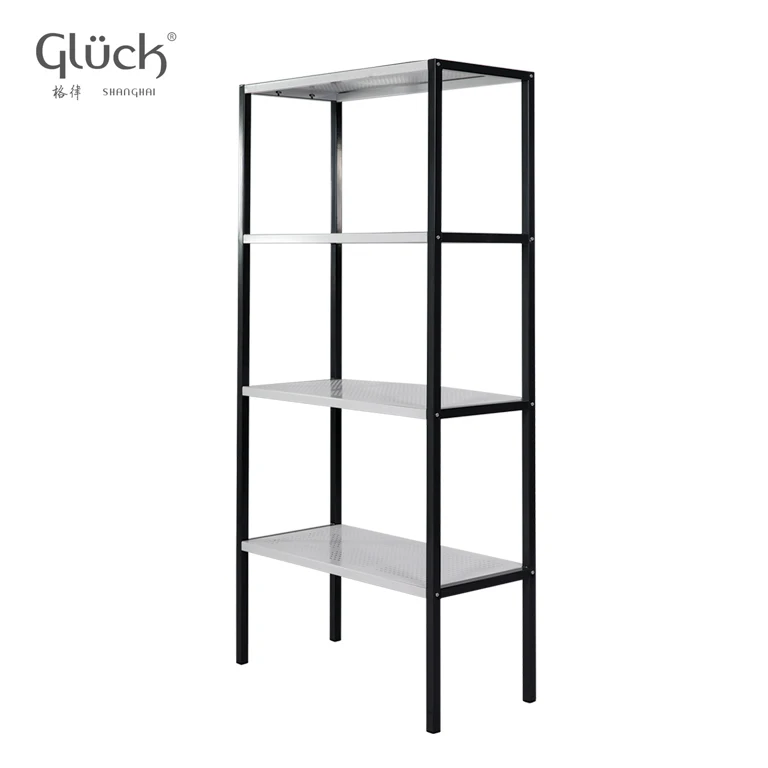 Four  tiers floor  bedroom metal clothes stand COMBI SA4BG.jpg