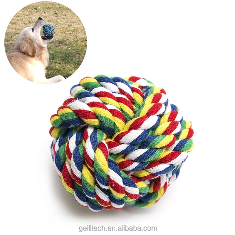 2017 New Design Soft Cotton Rope Dog Toy Ball,Wholesale Pet Toy Buy Dog Toy Ball,Rope Dog Toy