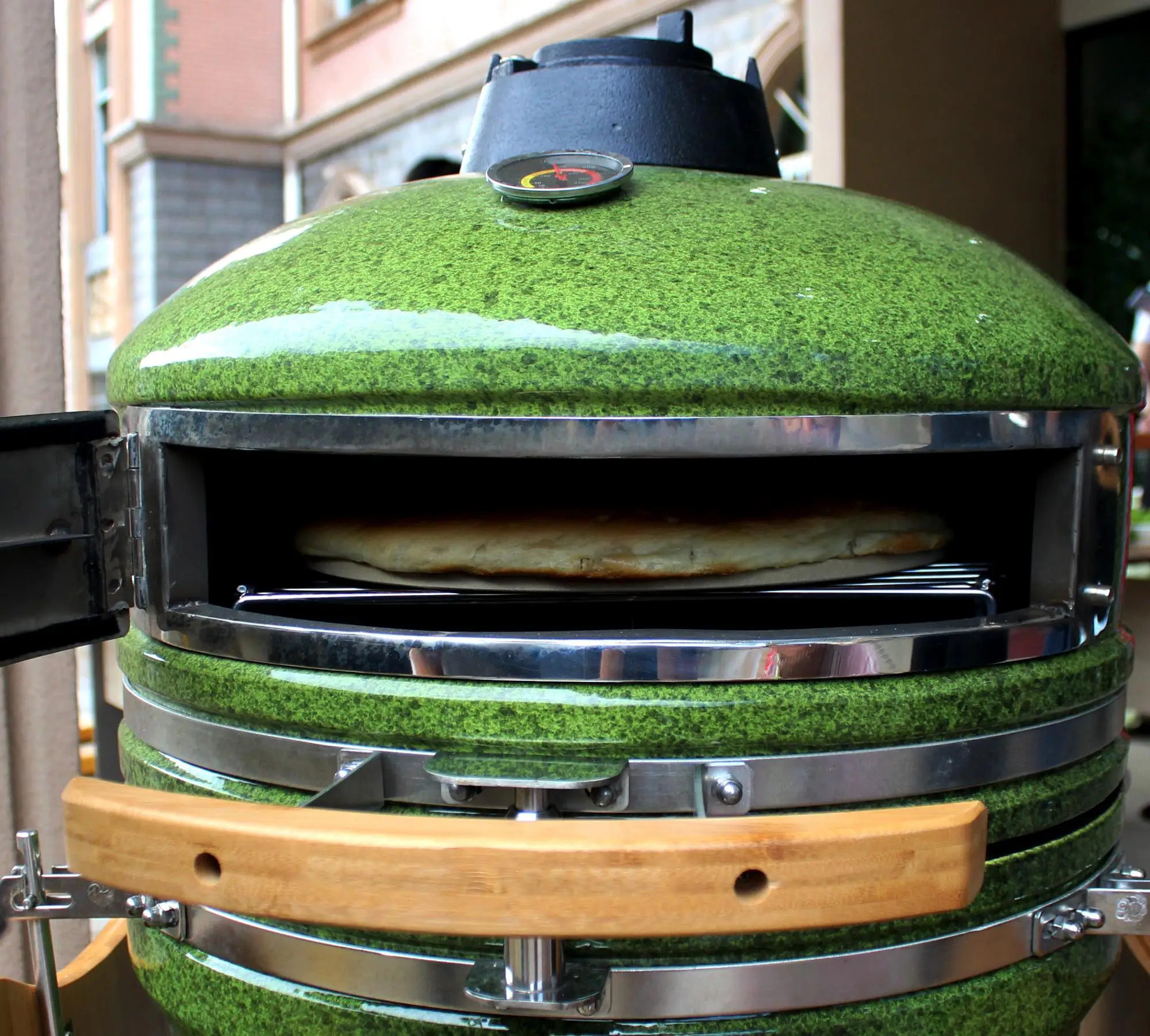 Steel Egg Bbq Home & Garden Kitchen Outdoor Wood Charcoal Big Kamado