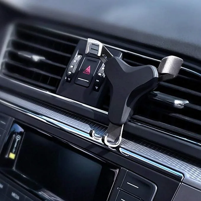 Car Phone Holder Air Vent Mount Clip Stand For Phone In Car No Magnetic Mobile Phone Stand Smartphone Holder