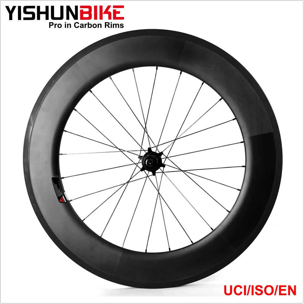 Super Light!! Yishunbike 700c Carbon Wheels 88mm Tubular Lightweight ...