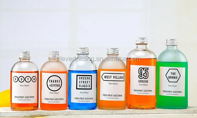 Rectangle 300Ml Drinking Glass Perfume Spray Bottle For Milk And Juice