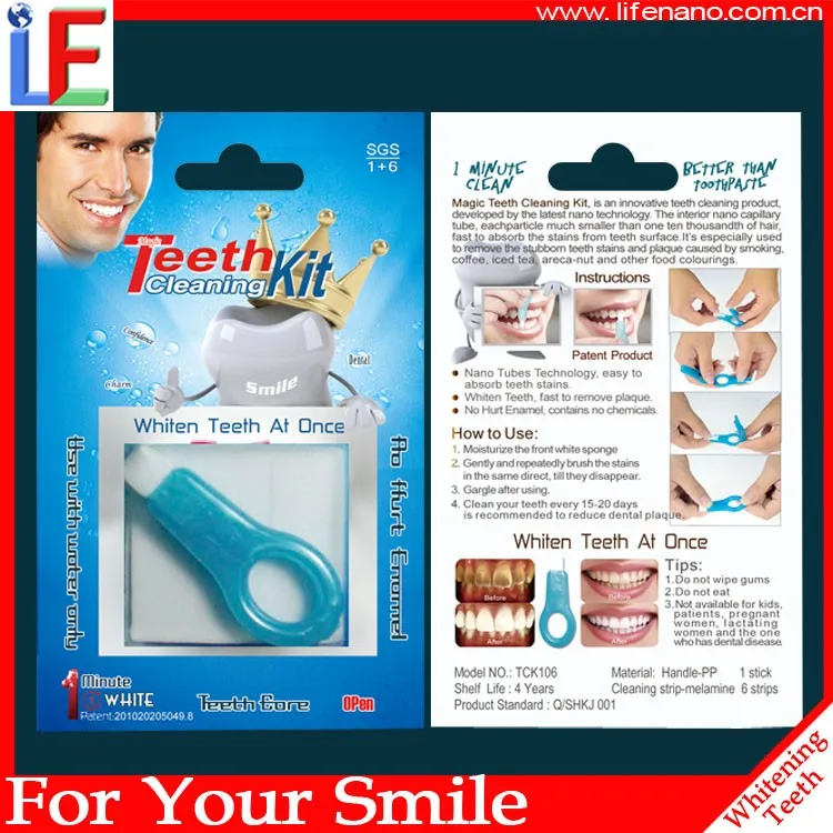 Safe And Easy Teeth Whitening System Home Set Kit Nonperoxide Physical