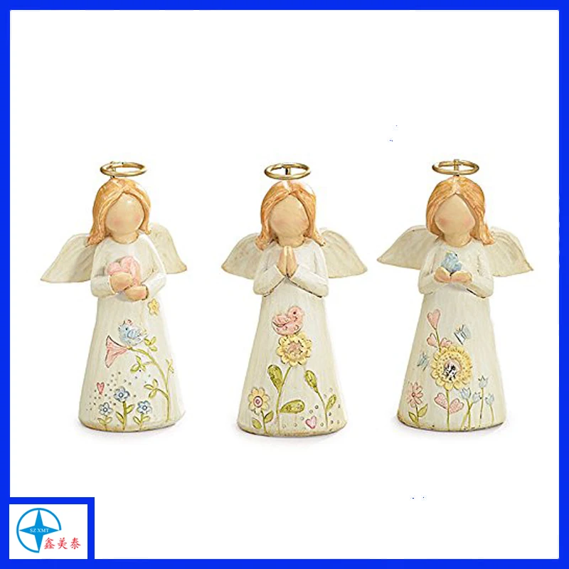 Handpainted Resin Angel Figurine Buy Small Angel Figurines,Little