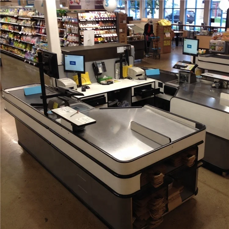 Retail Cash Counter/store Cashier Desks 