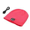 2019 Hotsale High Quality Cheap Red Bluetooth Woolen Caps Knitted Hats For Sport People With Custom Logo