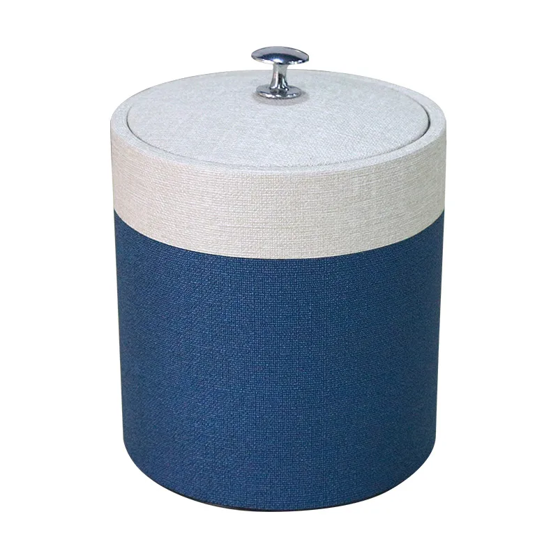 Custom Hotel Bar Faux Leather Metal Wine Ice Bucket With Lid Buy