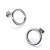 Sterling Silver Jewelry Plain Small Round Hoop Earring S925 Sterling Silver Circle Earrings