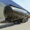 High quality 80ton special dimension powder transport bulk cement tank trailer
