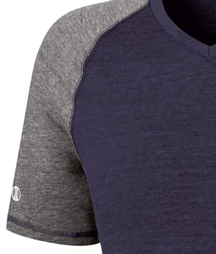 50% Cotton 50% Polyester T Shirts For Men,Custom Contrast Colors Raglan ...