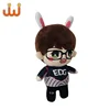 Wholesale Cute Plush Toy Baby Soft Smiling Doll With Glasses