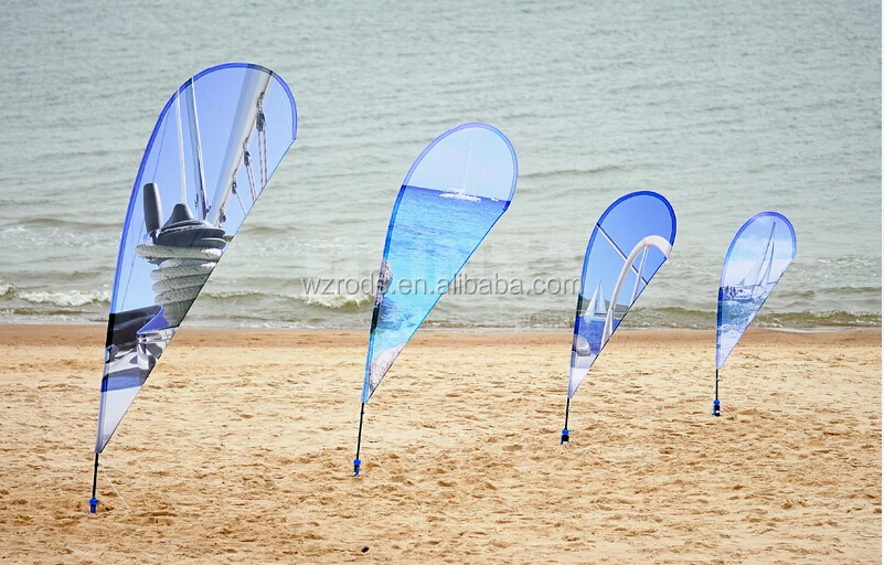 teardrop banner flag