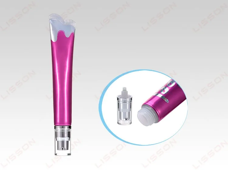 Download Round Abl Lip Gloss Plastic Airless Pump Cosmetic ... Yellowimages Mockups