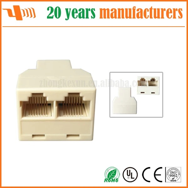 Rj45 Rj11 Rj12 Telephone Converter Buy Rj45 Rj11 Rj12 Telephone Converter,Rj45 Adapter,3 Way