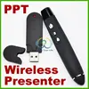 Red Laser Pointer Pen Remote Office 2 In 1 PPT Tool Black USB Wireless PPT Presenter