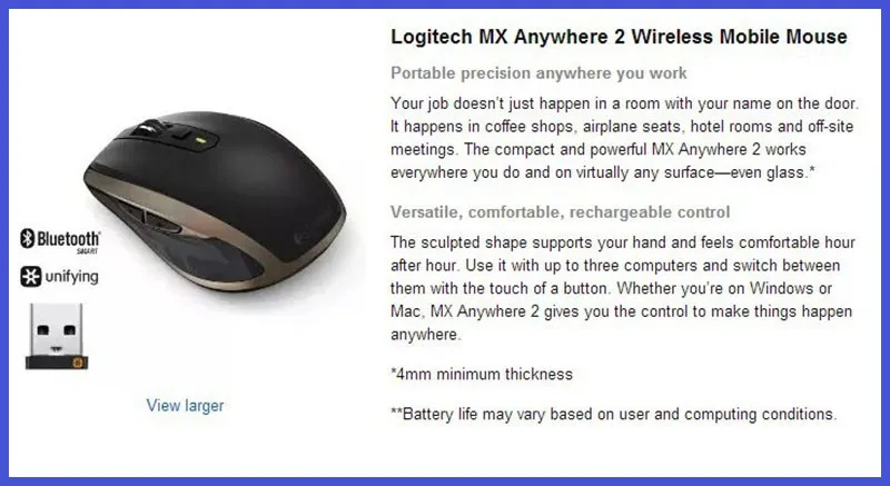 Bluetooth mouse for macbook