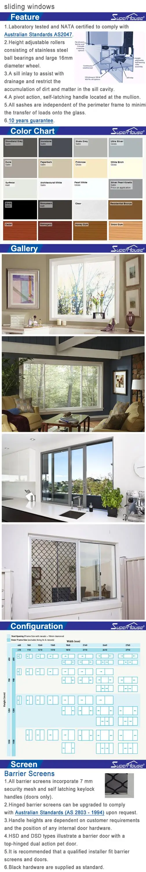 australia standard aluminium frame sliding glass  latest window designs