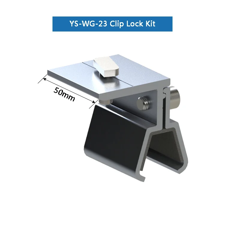 Affordable 30kw Metal Roof Solar Mount Systems Kliplok Photovoltaic