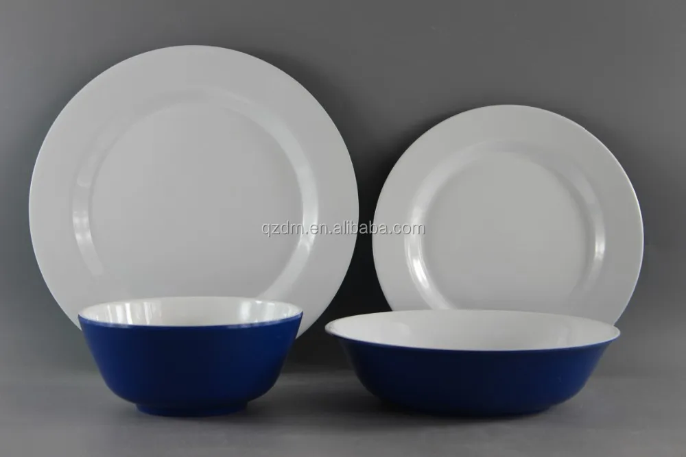 2-Colored Melamine Dinner Set