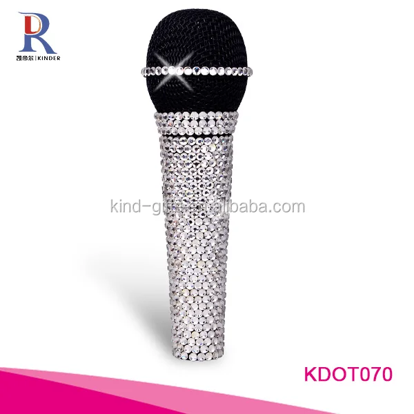 Bling Bling Rhinestone Crystal Microphone Buy Crystal Microphone,Bling Microphone,Diamond