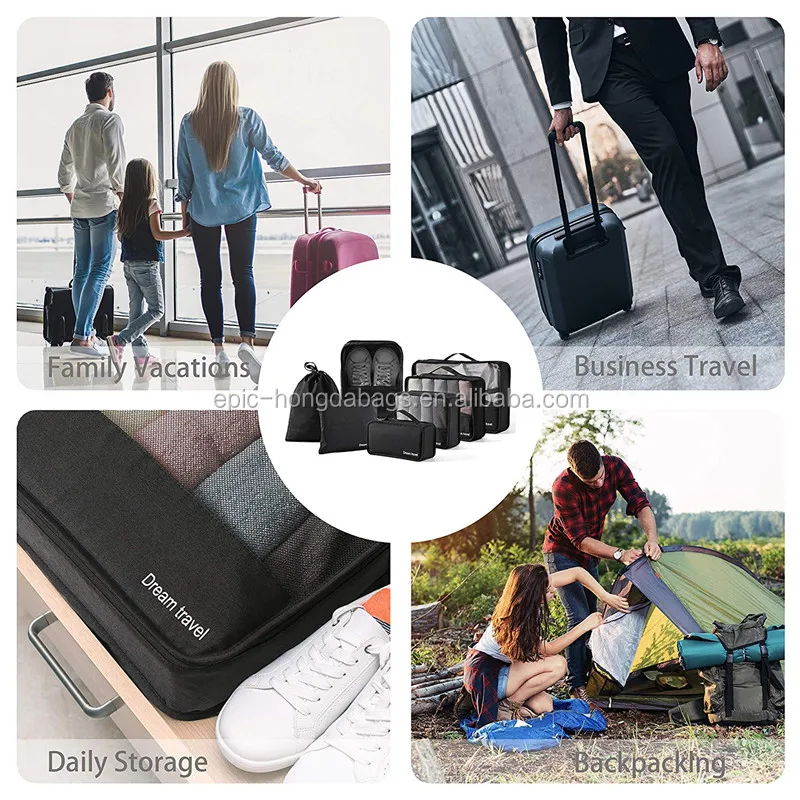 dream travel packing cubes