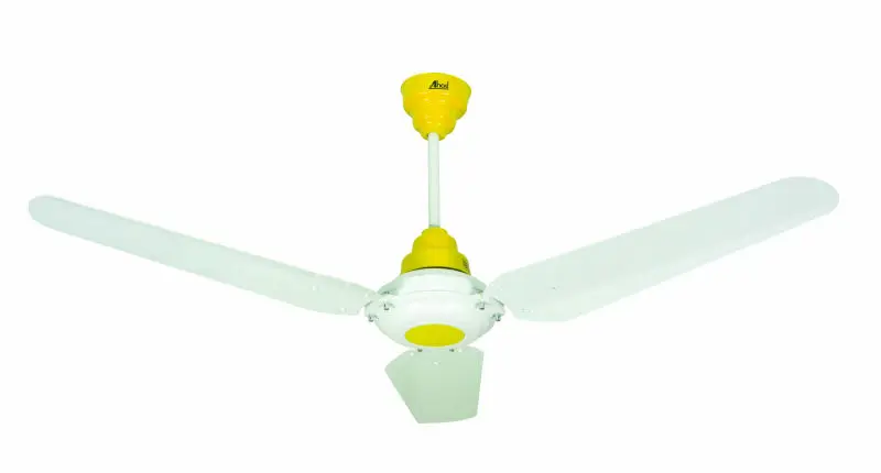 56 Inch Ceiling Fan Yellow Off White Buy Sunflower Colour Model